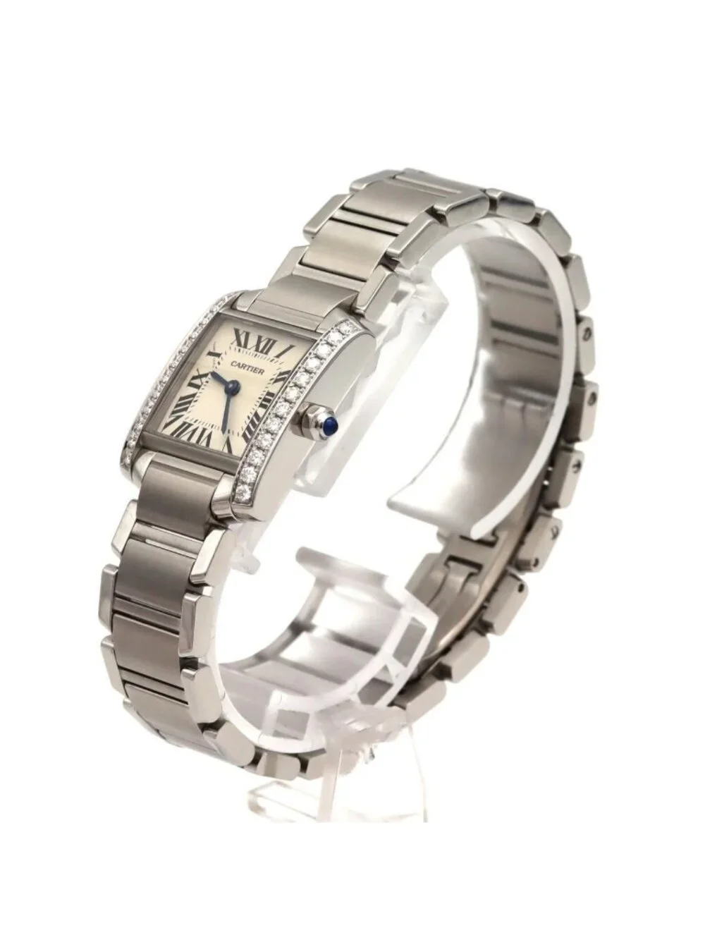 Cartier Tank Francaise SM D 4 SS Quartz Watch